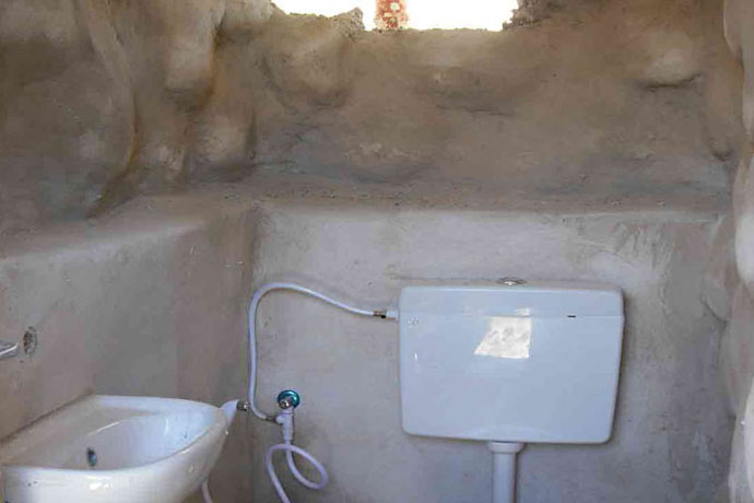L'interno di un bagno 
