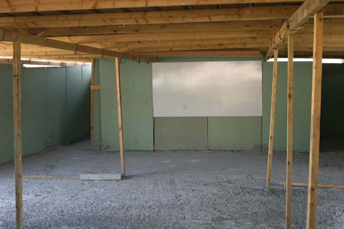 La scuola dei bambini beduini: un'aula tipo